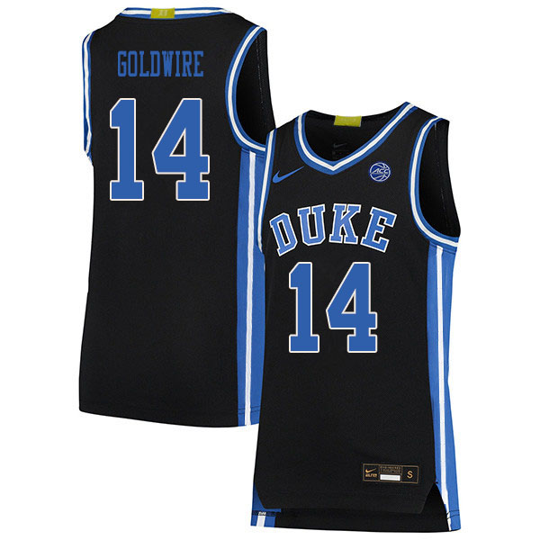 2020 Men #14 Jordan Goldwire Duke Blue Devils College Basketball Jerseys Sale-Black - Click Image to Close